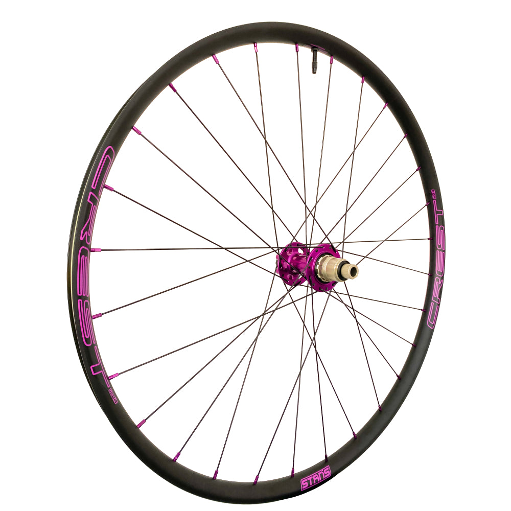 JUEGO DE RINES STAN'S CREST MK4 29" 28H BITEX BOOST XD EDICION ESPECIAL MORADO