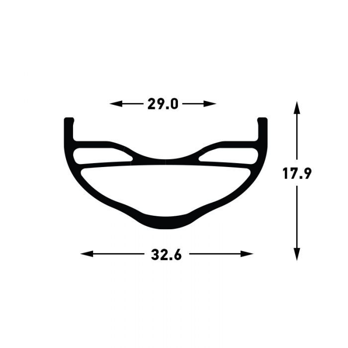 Aro Stan's Flow EX3 27.5" 32h Negro (calcas Grises)