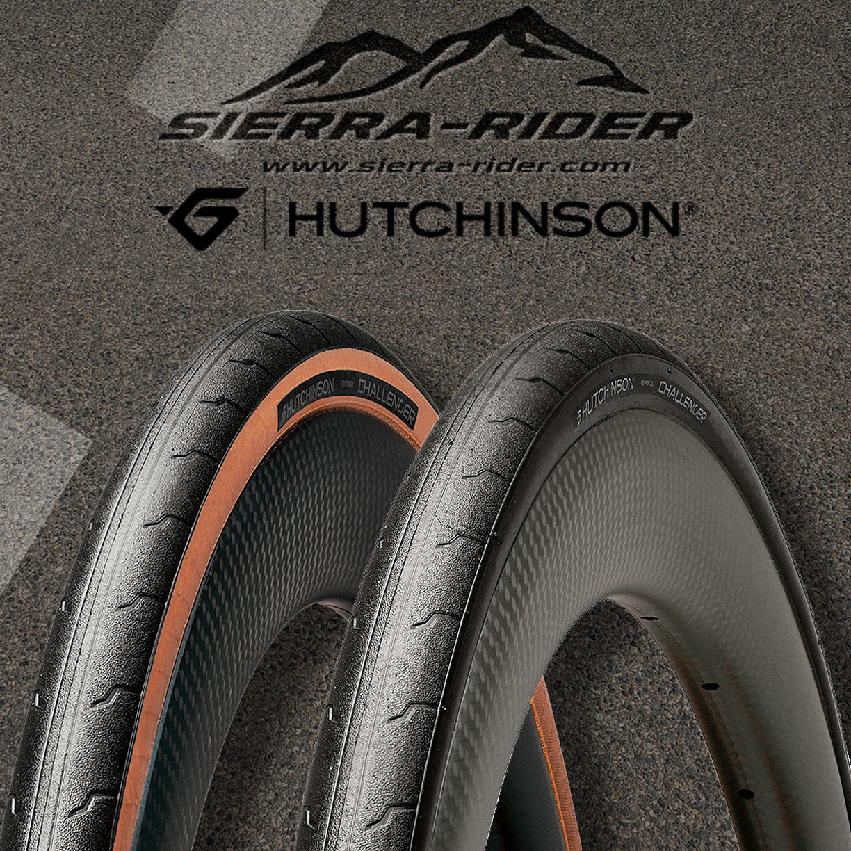 Llanta Hutchinson Challenger Hardskin / 700x28c Cara Bronceada (Para Camara)