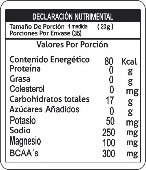 Isotonic NT Nutrition Uva 35 Porciones