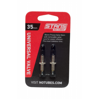 Valvula Stan’s NoTubes V/f 35mm (tarjeta 2pzas)